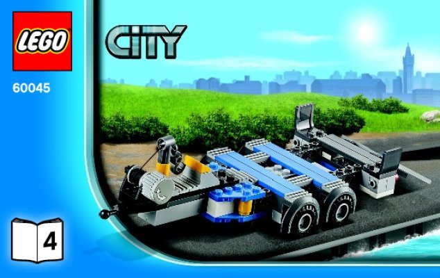 Istruzioni per la Costruzione - LEGO - City - 60045 - Gommone della Polizia: Page 1