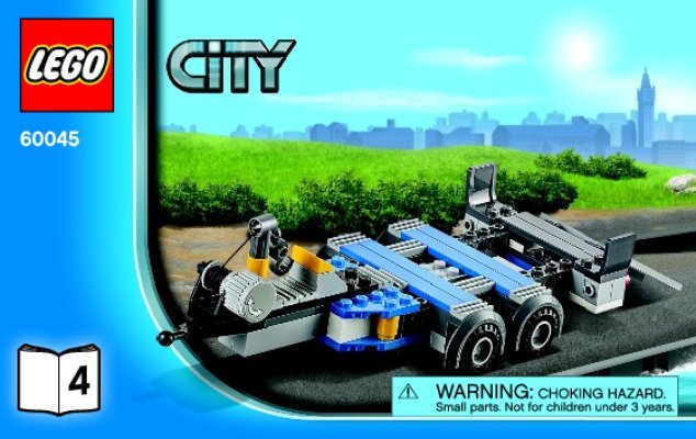 Istruzioni per la Costruzione - LEGO - City - 60045 - Gommone della Polizia: Page 1