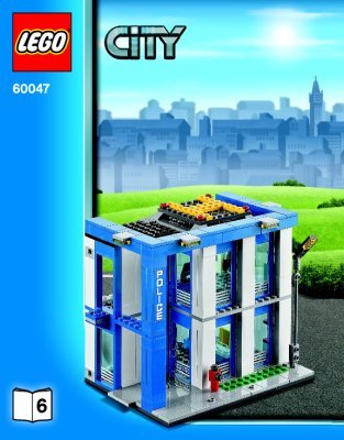 Istruzioni per la Costruzione - LEGO - City - 60047 - Stazione della Polizia: Page 1