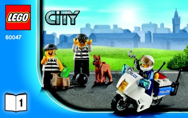 Istruzioni per la Costruzione - LEGO - City - 60047 - Stazione della Polizia: Page 1