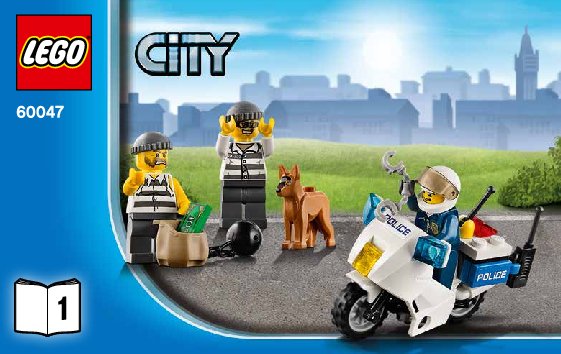 Istruzioni per la Costruzione - LEGO - City - 60047 - Stazione della Polizia: Page 1