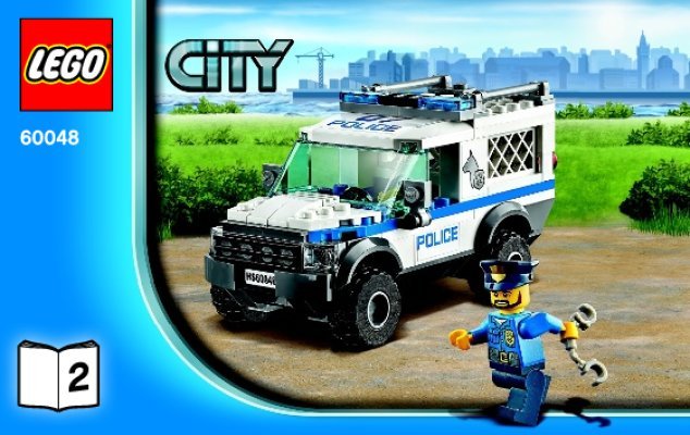 Istruzioni per la Costruzione - LEGO - City - 60048 - Unità cinofila: Page 1