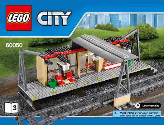 Istruzioni per la Costruzione - LEGO - City - 60050 - Stazione ferroviaria: Page 1