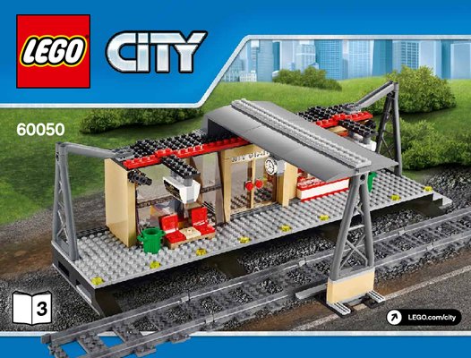 Istruzioni per la Costruzione - LEGO - City - 60050 - Stazione ferroviaria: Page 1