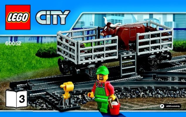 Istruzioni per la Costruzione - LEGO - City - 60052 - Treno merci: Page 1