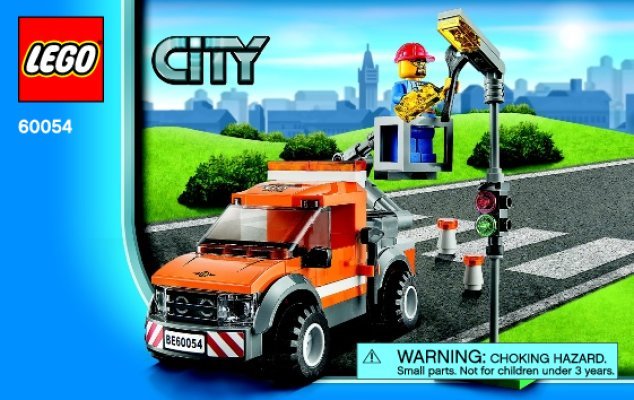 Istruzioni per la Costruzione - LEGO - City - 60054 - Camion della manutenzione stradale: Page 1