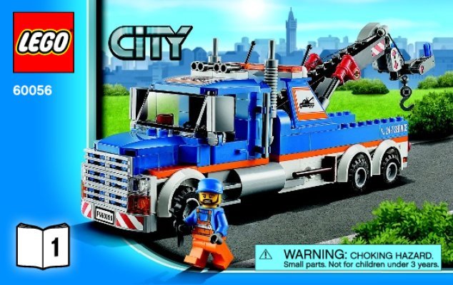 Istruzioni per la Costruzione - LEGO - City - 60056 - Autogrù: Page 1