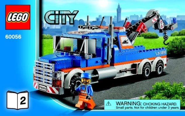 Istruzioni per la Costruzione - LEGO - City - 60056 - Autogrù: Page 1