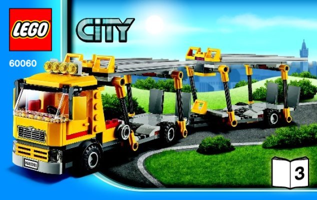 Istruzioni per la Costruzione - LEGO - City - 60060 - Camion Autotrasportatore: Page 1