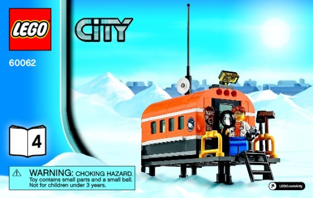 Istruzioni per la Costruzione - LEGO - City - 60062 - Rompighiaccio: Page 1