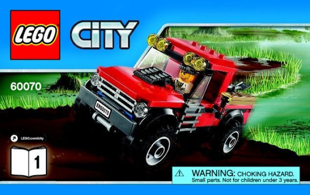 Istruzioni per la Costruzione - LEGO - City - 60070 - Inseguimento sull'idrovolante: Page 1