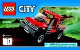 Istruzioni per la Costruzione - LEGO - City - 60070 - Inseguimento sull'idrovolante: Page 1