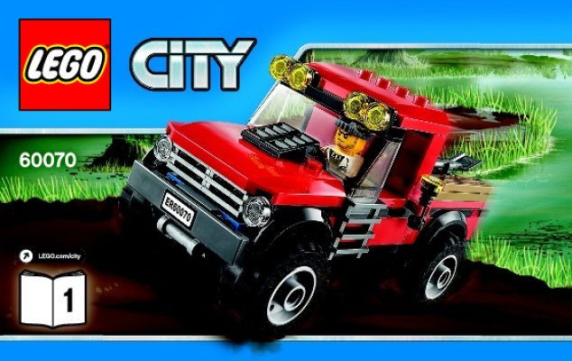 Istruzioni per la Costruzione - LEGO - City - 60070 - Inseguimento sull'idrovolante: Page 1