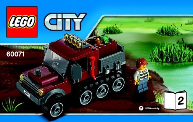 Istruzioni per la Costruzione - LEGO - City - 60071 - Arresto con l'hovercraft: Page 1