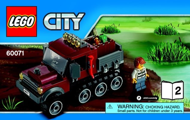 Istruzioni per la Costruzione - LEGO - City - 60071 - Arresto con l'hovercraft: Page 1