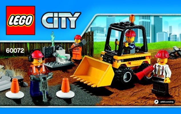 Istruzioni per la Costruzione - LEGO - City - 60072 - Starter set cantiere da demolizione: Page 1