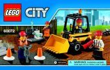 Istruzioni per la Costruzione - LEGO - City - 60072 - Starter set cantiere da demolizione: Page 1