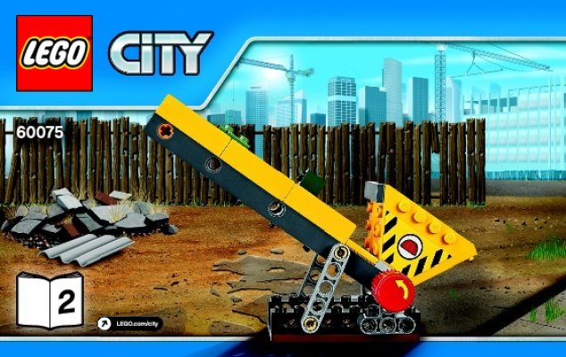 Istruzioni per la Costruzione - LEGO - City - 60075 - Scavatore e camion: Page 1