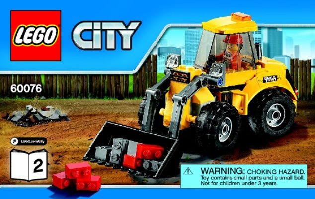 Istruzioni per la Costruzione - LEGO - City - 60076 - Cantiere da demolizione: Page 1