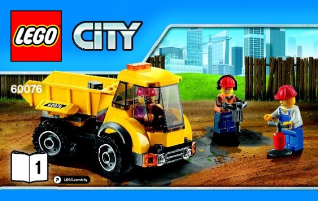 Istruzioni per la Costruzione - LEGO - City - 60076 - Cantiere da demolizione: Page 1