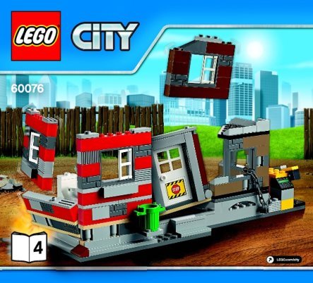 Istruzioni per la Costruzione - LEGO - City - 60076 - Cantiere da demolizione: Page 1