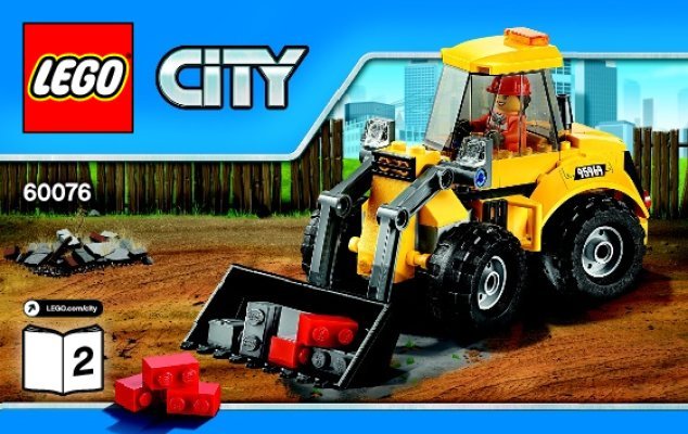 Istruzioni per la Costruzione - LEGO - City - 60076 - Cantiere da demolizione: Page 1