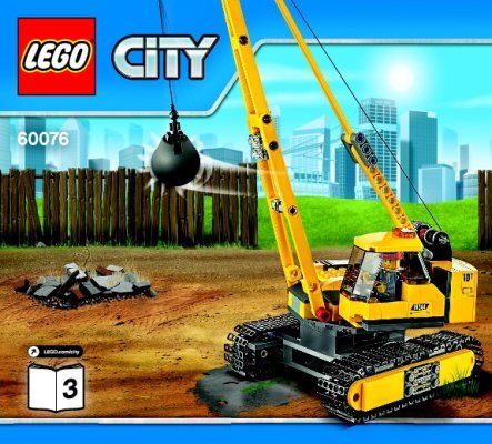 Istruzioni per la Costruzione - LEGO - City - 60076 - Cantiere da demolizione: Page 1