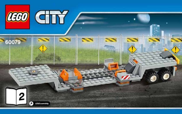 Istruzioni per la Costruzione - LEGO - City - 60079 - Trasportatore di jet: Page 1