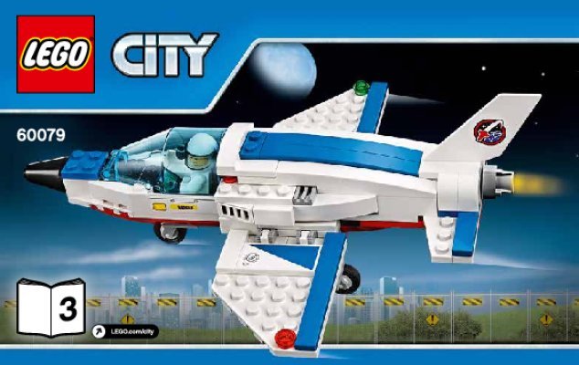 Istruzioni per la Costruzione - LEGO - City - 60079 - Trasportatore di jet: Page 1