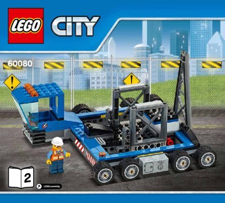 Istruzioni per la Costruzione - LEGO - City - 60080 - Base di lancio: Page 1