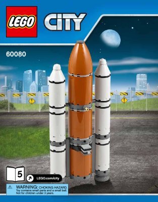 Istruzioni per la Costruzione - LEGO - City - 60080 - Base di lancio: Page 1