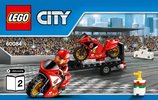 Istruzioni per la Costruzione - LEGO - City - 60084 - Trasportatore di moto da corsa: Page 1