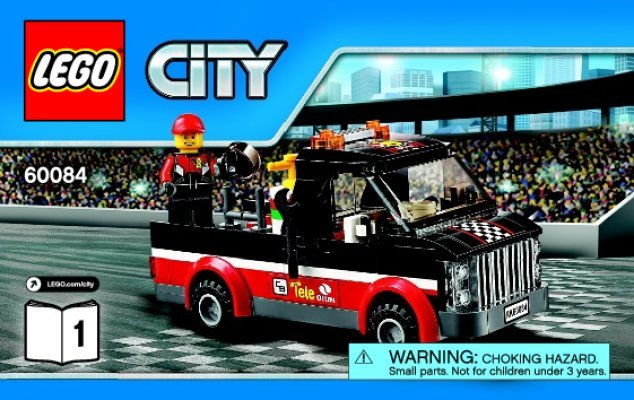 Istruzioni per la Costruzione - LEGO - City - 60084 - Trasportatore di moto da corsa: Page 1