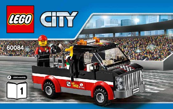 Istruzioni per la Costruzione - LEGO - City - 60084 - Trasportatore di moto da corsa: Page 1