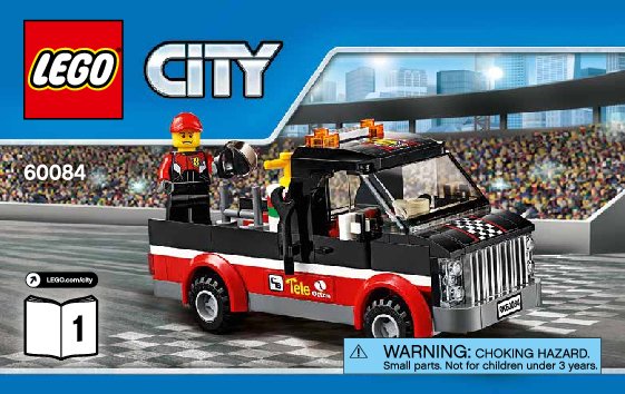 Istruzioni per la Costruzione - LEGO - City - 60084 - Trasportatore di moto da corsa: Page 1