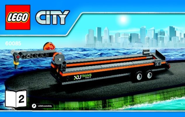 Istruzioni per la Costruzione - LEGO - City - 60085 - 4x4 trasporta motoscafo: Page 1