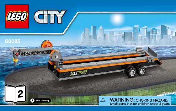 Istruzioni per la Costruzione - LEGO - City - 60085 - 4x4 trasporta motoscafo: Page 1