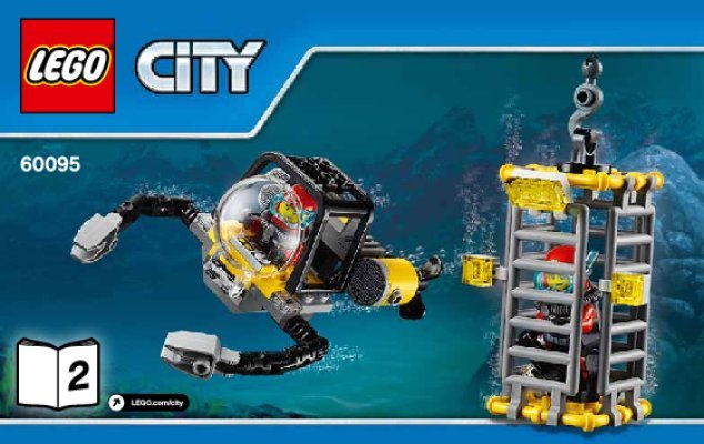 Istruzioni per la Costruzione - LEGO - City - 60095 - Nave per esplorazioni sottomarine: Page 1