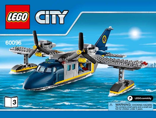 Istruzioni per la Costruzione - LEGO - City - 60096 - Base sottomarina: Page 1