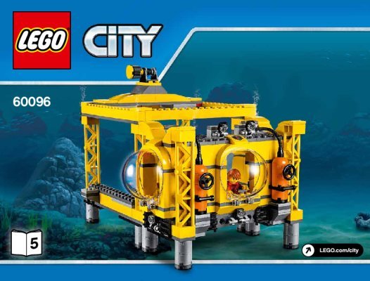 Istruzioni per la Costruzione - LEGO - City - 60096 - Base sottomarina: Page 1