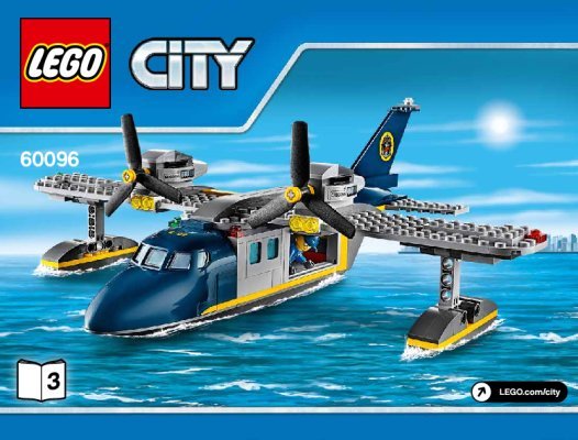 Istruzioni per la Costruzione - LEGO - City - 60096 - Base sottomarina: Page 1