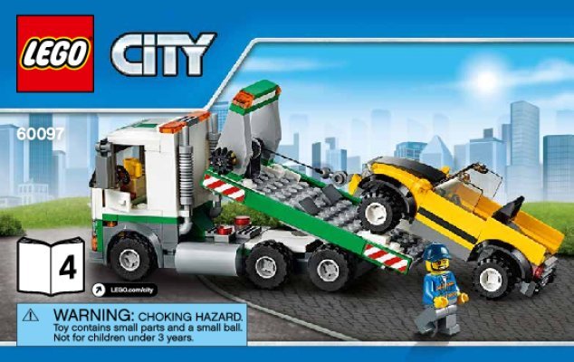 Istruzioni per la Costruzione - LEGO - City - 60097 - Piazza della città: Page 1