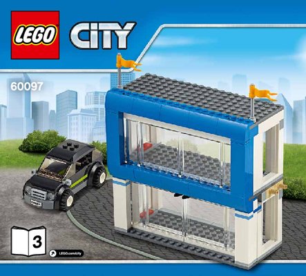 Istruzioni per la Costruzione - LEGO - City - 60097 - Piazza della città: Page 1