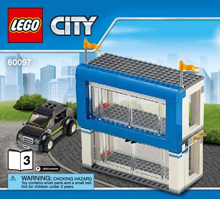 Istruzioni per la Costruzione - LEGO - City - 60097 - Piazza della città: Page 1