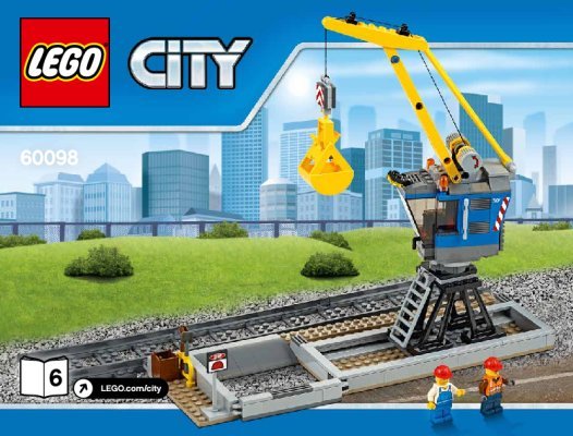 Istruzioni per la Costruzione - LEGO - City - 60098 - Treno trasporto pesante: Page 1