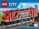 Istruzioni per la Costruzione - LEGO - City - 60098 - Treno trasporto pesante: Page 1