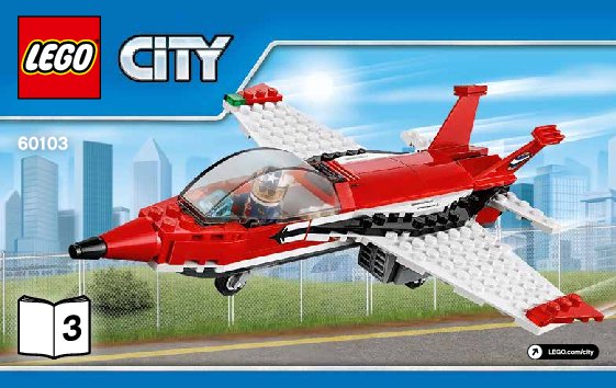 Istruzioni per la Costruzione - LEGO - City - 60103 - Show aereo all'aeroporto: Page 1