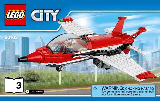 Istruzioni per la Costruzione - LEGO - City - 60103 - Show aereo all'aeroporto: Page 1