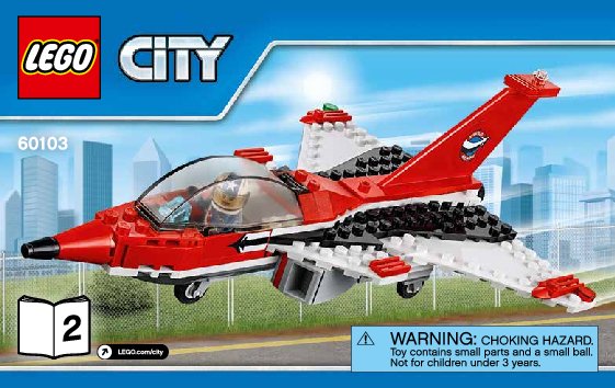 Istruzioni per la Costruzione - LEGO - City - 60103 - Show aereo all'aeroporto: Page 1