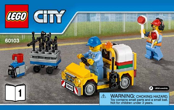 Istruzioni per la Costruzione - LEGO - City - 60103 - Show aereo all'aeroporto: Page 1